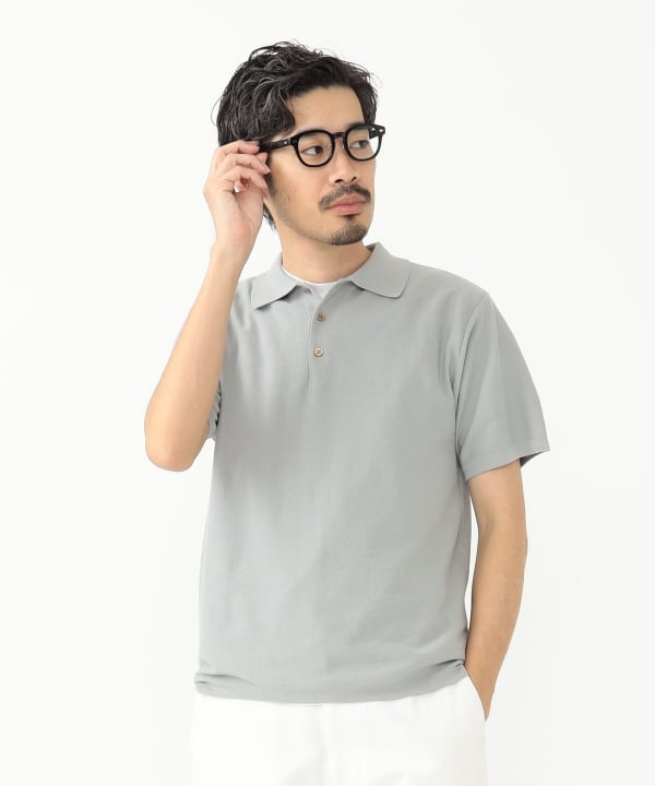 BEAMS PLUS（ビームス プラス）BATONER × BEAMS PLUS / 別注 KNIT POLO