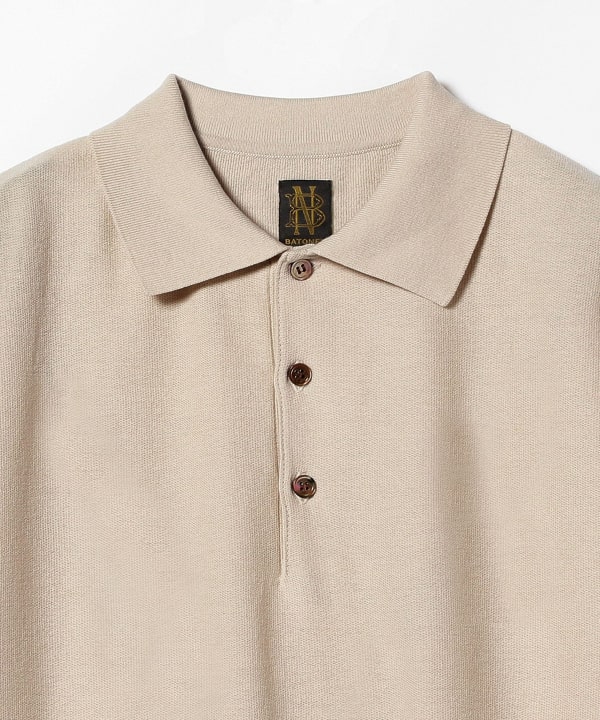 BEAMS PLUS (BEAMS PLUS) [Special order] BATONER / KNIT POLO