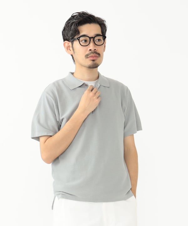 BEAMS PLUS（ビームス プラス）BATONER × BEAMS PLUS / 別注 KNIT POLO