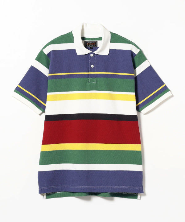 BEAMS PLUS (BEAMS PLUS) BEAMS PLUS / Inlay Polo Stripe (Shirts 