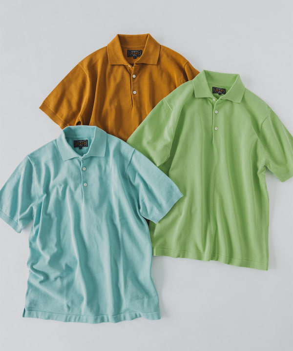 BEAMS PLUS(ビームス プラス)Knit Polo 12G(シャツ・ブラウス BEAMS PLUS(ビームス プラス)Knit Polo 12G(シャツ・ブラウス