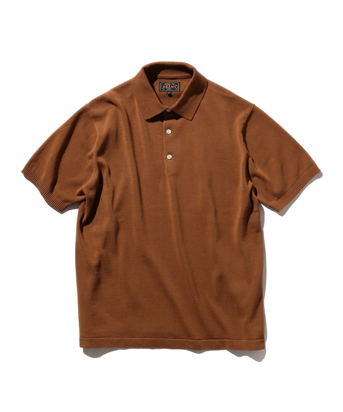 Knit Polo 12G シャツ・ブラウス MEN BROWN M Knit Polo 12G シャツ・ブラウス MEN BROWN M