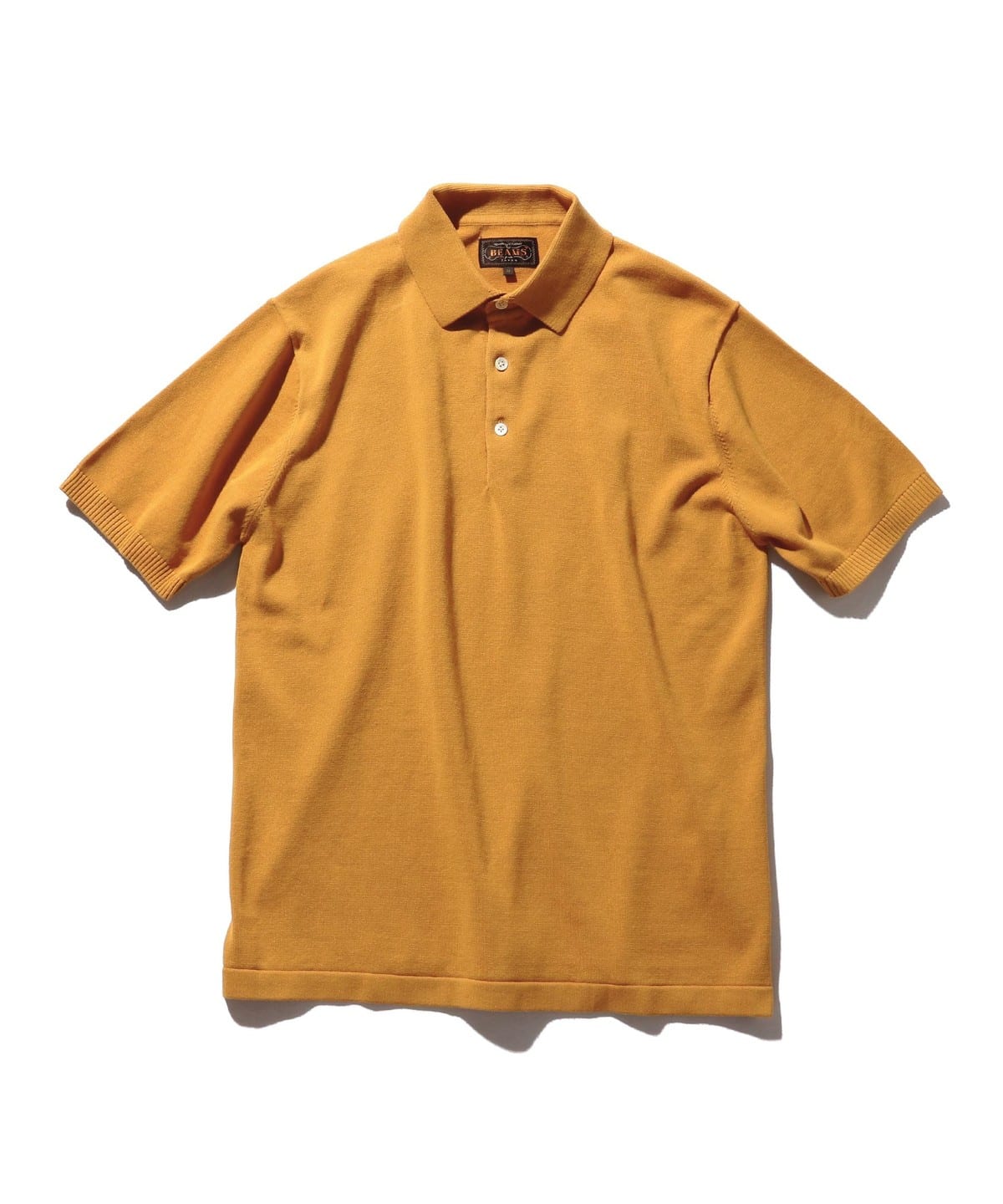 Knit Polo 12G シャツ・ブラウス MEN MUSTARD S Knit Polo 12G シャツ・ブラウス MEN MUSTARD S