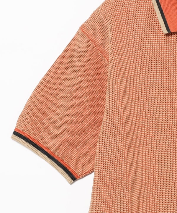 BEAMS PLUS(ビームス プラス)Zip Knit Polo Solid(シャツ BEAMS PLUS(ビームス プラス)Zip Knit Polo Solid(シャツ