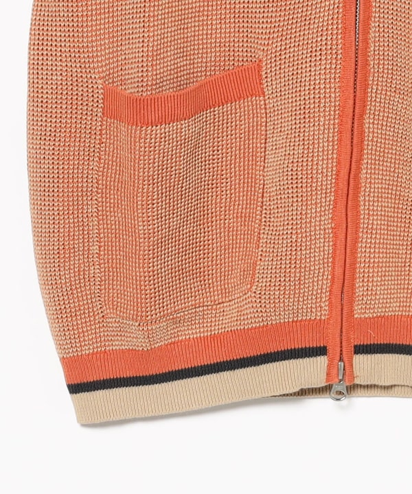 BEAMS PLUS（ビームス プラス）Zip Knit Polo Solid（シャツ