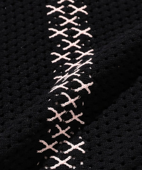 BEAMS PLUS(ビームス プラス)Knit Polo Mesh Stripe(シャツ BEAMS PLUS(ビームス プラス)Knit Polo Mesh Stripe(シャツ