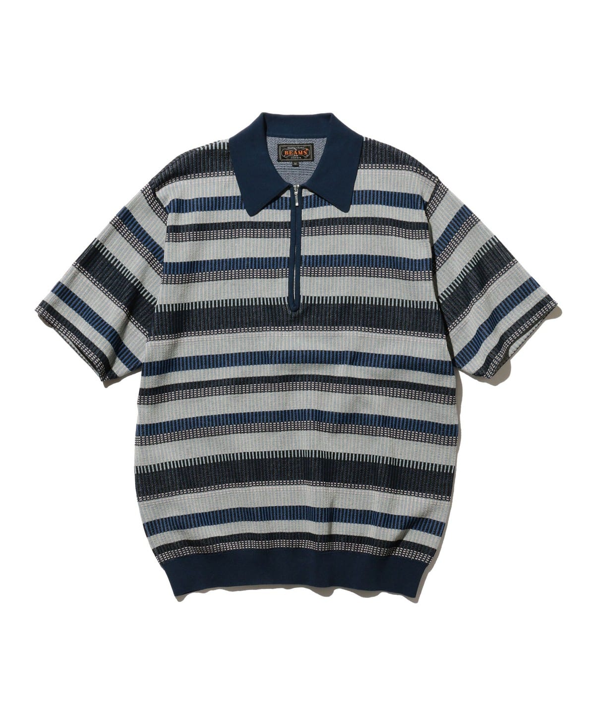 Half Zip Knit Polo シャツ・ブラウス MEN NAVY XL Half Zip Knit Polo シャツ・ブラウス MEN NAVY XL
