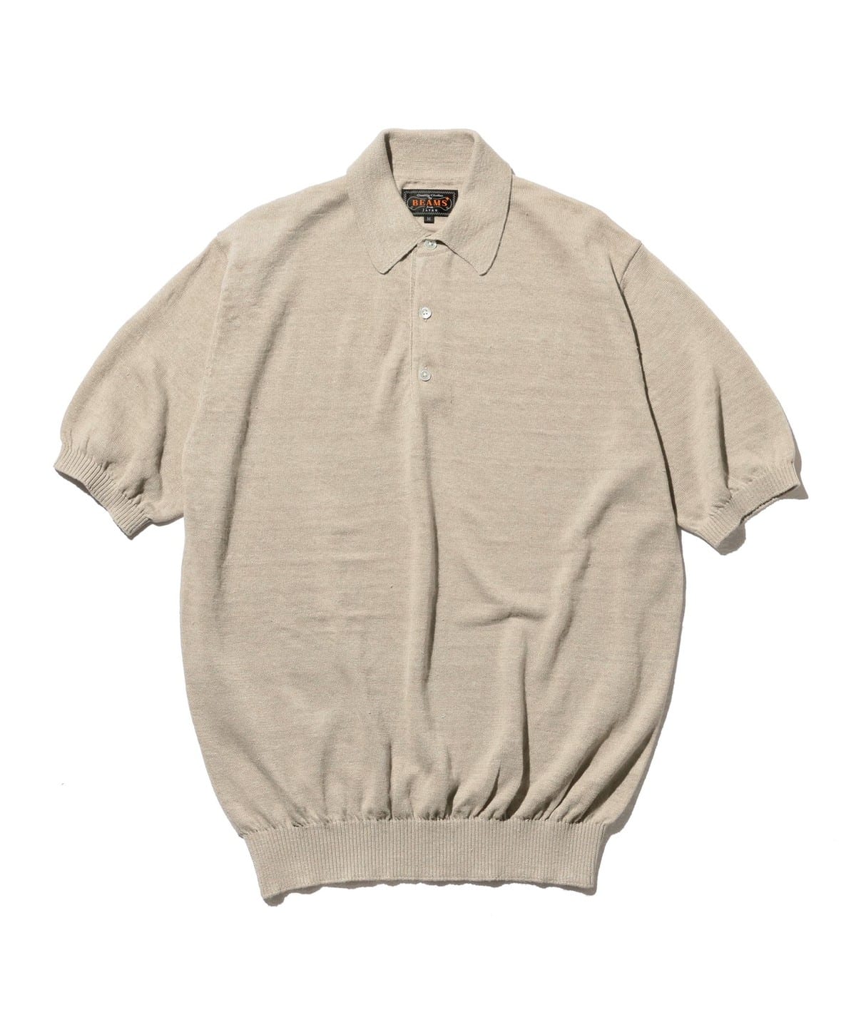 Knit Polo Hemp シャツ・ブラウス MEN LT. GREY M Knit Polo Hemp シャツ・ブラウス MEN LT. GREY M