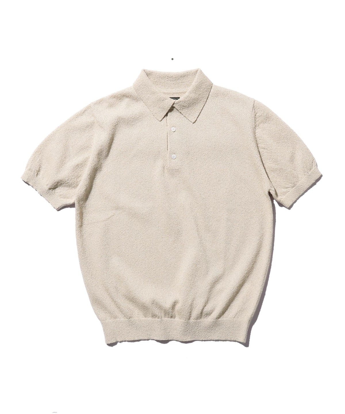 Knit Polo Boucle シャツ・ブラウス MEN BEIGE XL Knit Polo Boucle シャツ・ブラウス MEN BEIGE XL
