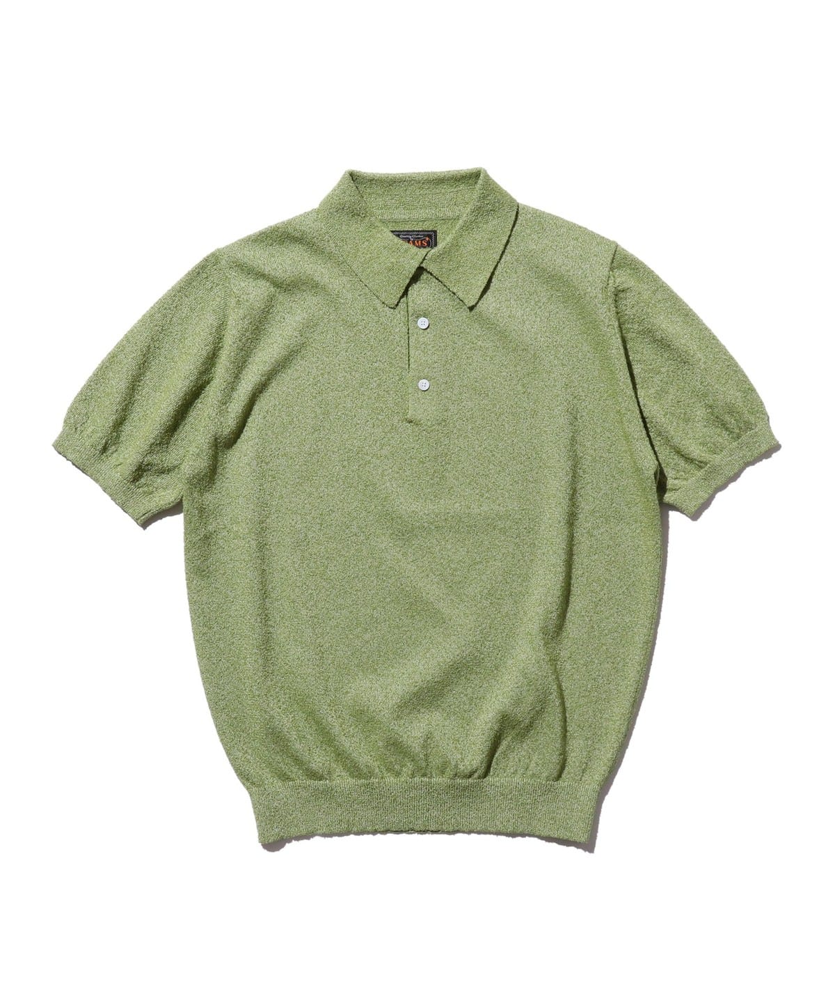 Knit Polo Boucle シャツ・ブラウス MEN OLIVE XL Knit Polo Boucle シャツ・ブラウス MEN OLIVE XL