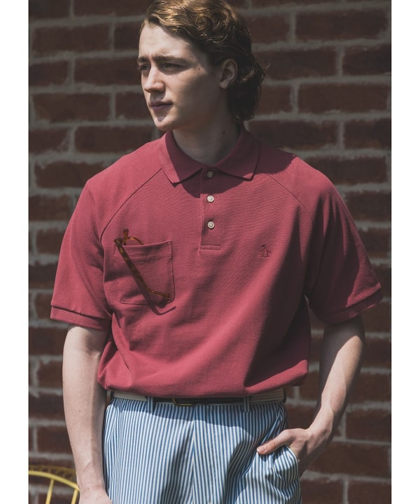 マンシングウェア×ビームス　半袖ポロシャツ BEAMS PLUS（ビームス プラス）【別注】Munsingwear / Golf Polo