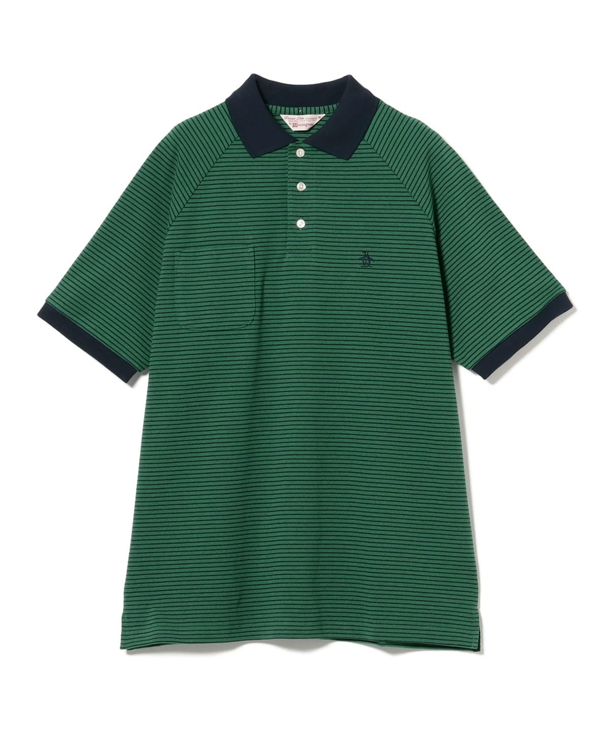 【別注】Munsingwear マンシングウェア / Golf Polo Shirt Horizontal Stripe シャツ・ブラウス MEN GREEN BORDER S 【別注】Munsingwear マンシングウェア / Golf Polo Shirt Horizontal Stripe シャツ・ブラウス MEN GREEN BORDER S