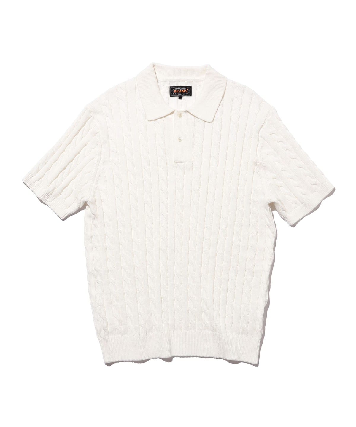BEAMS PLUS（ビームス プラス）Knit Polo Cable（シャツ・ブラウス