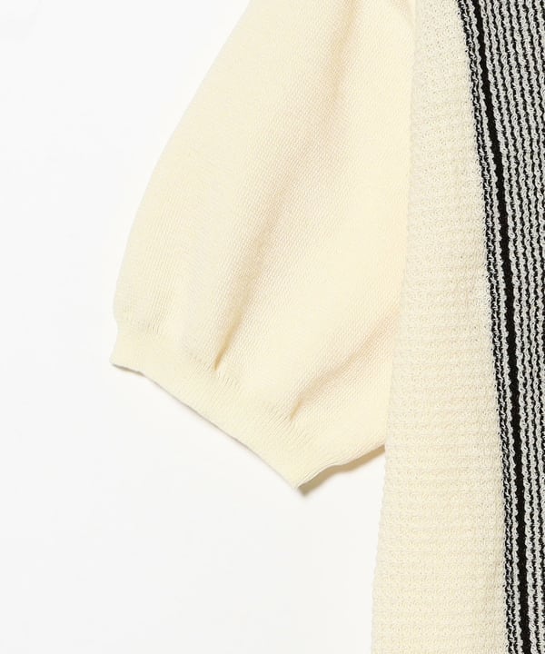 【再降價8/6】 Zip Knit Polo Stripe