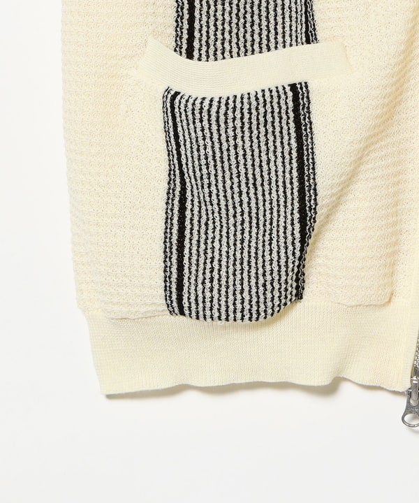 【再降價8/6】 Zip Knit Polo Stripe