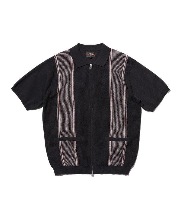 【再降價8/6】 Zip Knit Polo Stripe