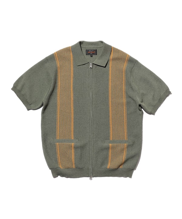 【再降價8/6】 Zip Knit Polo Stripe