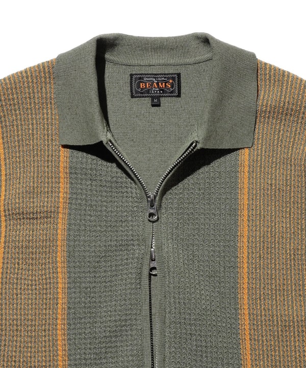 【再降價8/6】 Zip Knit Polo Stripe