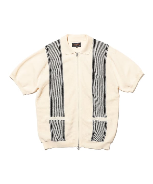 【再降價8/6】 Zip Knit Polo Stripe