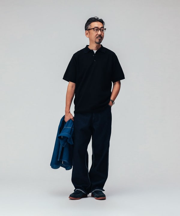 BEAMS PLUS（ビームス プラス）【別注】BATONER / KNIT POLO SHIRT
