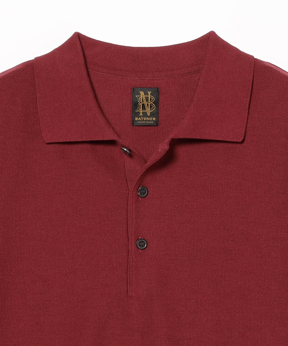 BEAMS PLUS（ビームス プラス）【別注】BATONER / KNIT POLO SHIRT