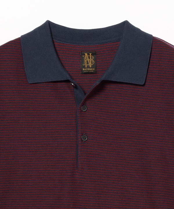 BEAMS PLUS（ビームス プラス）【別注】BATONER / KNIT POLO SHIRT
