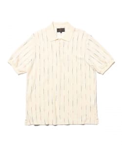 Knit Polo Kasuri Stripe