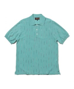 Knit Polo Kasuri Stripe