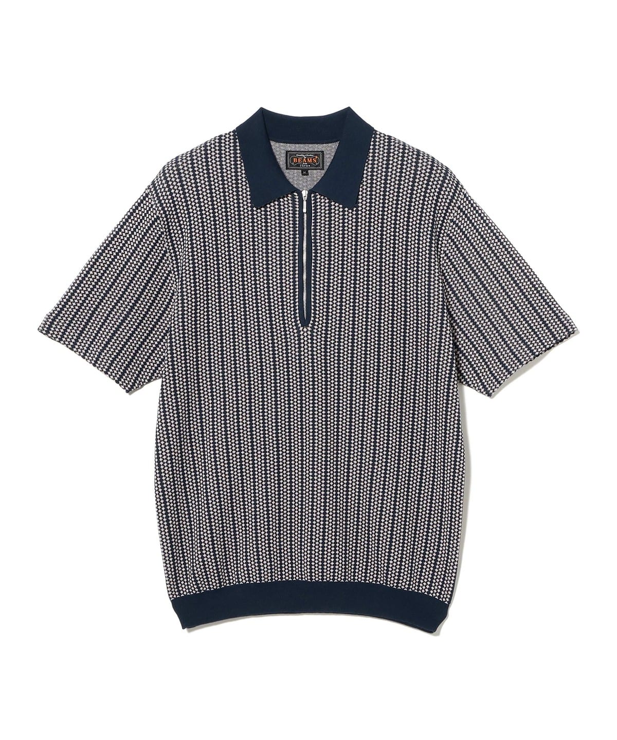 BEAMS PLUS（ビームス プラス）Half Zip Knit Polo（シャツ・ブラウス