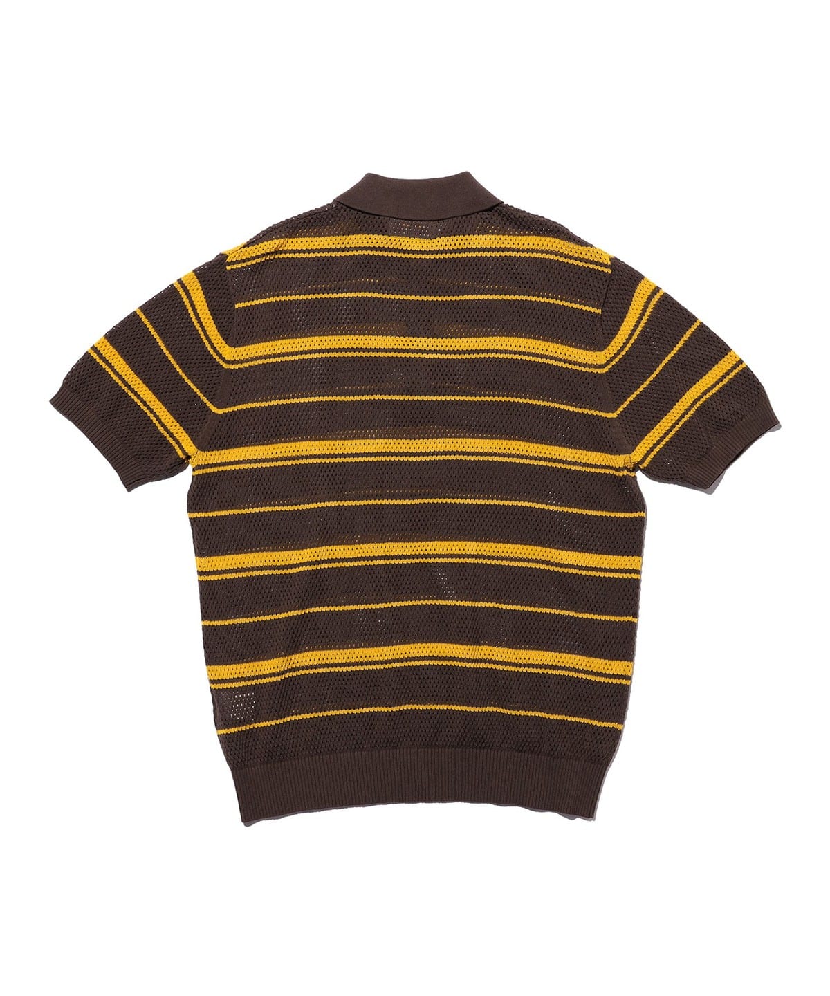 BEAMS PLUS（ビームス プラス）Mesh Polo Stripe（シャツ・ブラウス