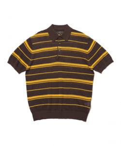 Mesh Polo Stripe