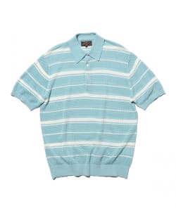 Mesh Polo Stripe
