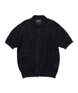 Full Button Polo Mesh