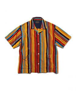 Pile Full Button Polo Multi Stripe