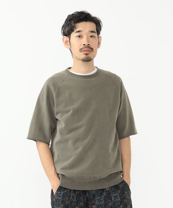 REMI RELIEF × BEAMS PLUS / 別注 Cut Off Short Sleeve Sweat-