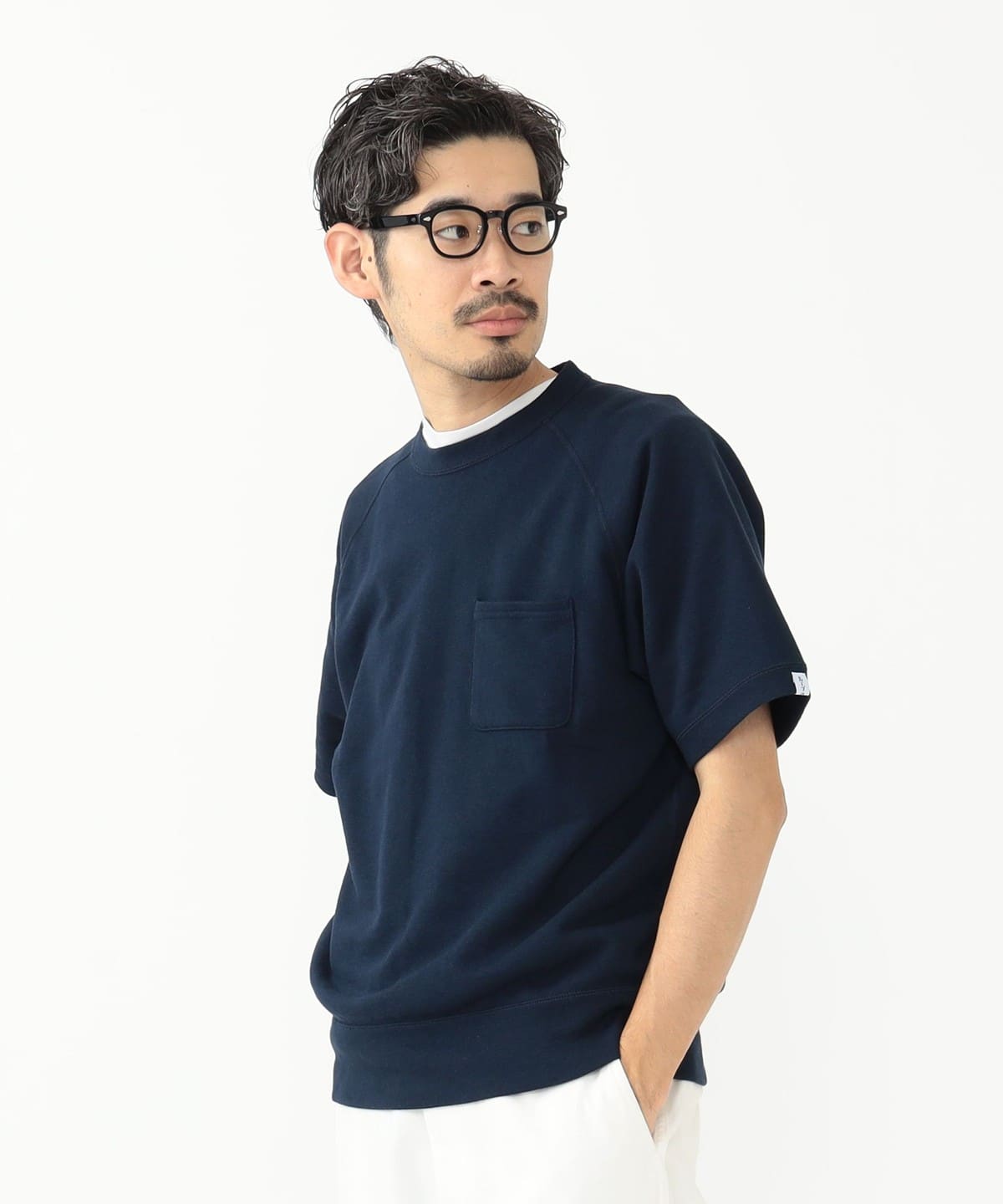 【別注】LOOPWHEELER ループウィラー / Extra Light Short Sleeve Sweat トップス MEN LWマリン(DK. NAVY) L 【別注】LOOPWHEELER ループウィラー / Extra Light Short Sleeve Sweat トップス MEN LWマリン(DK. NAVY) L