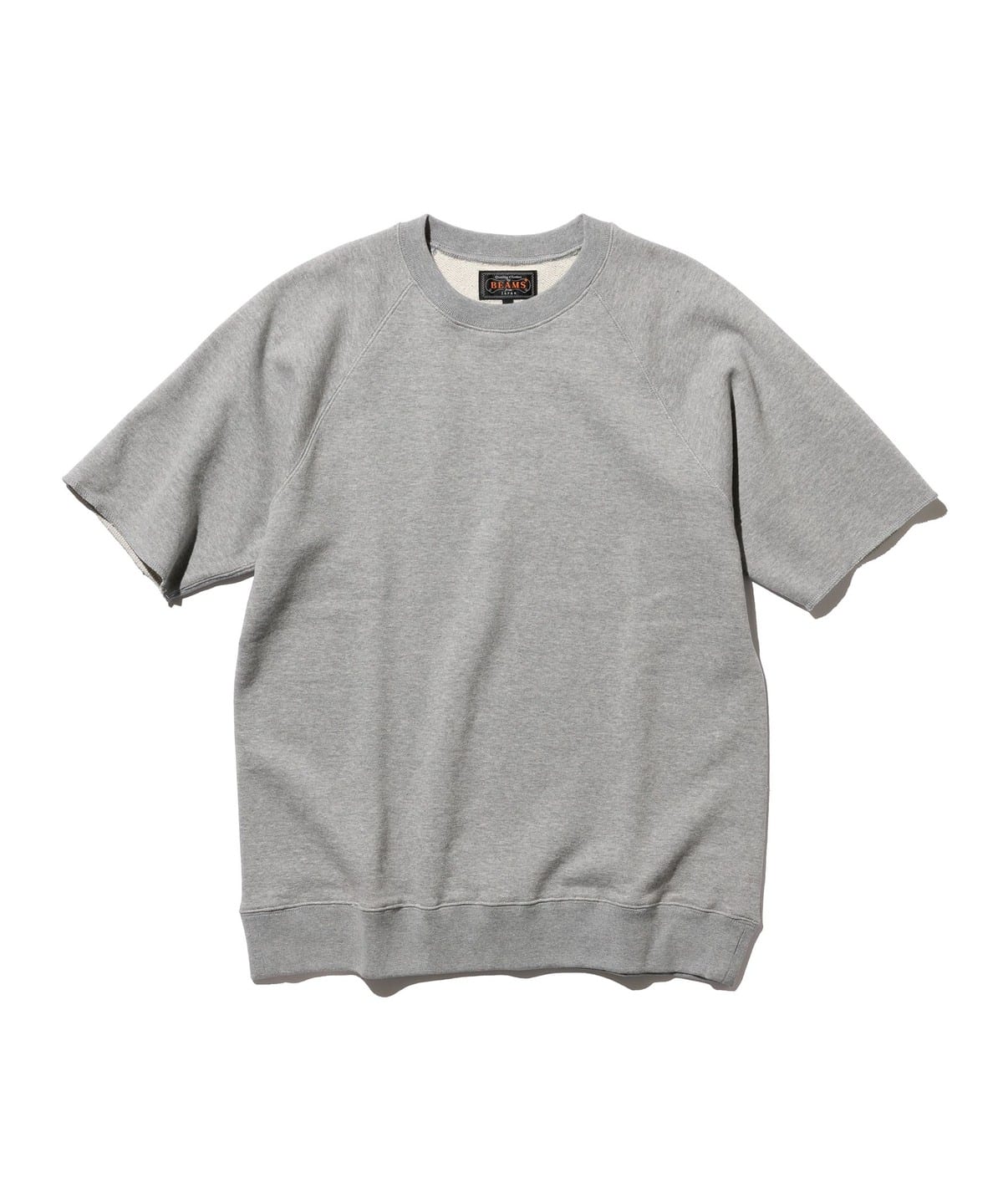 Sweat Short Sleeve Cut-Off トップス MEN GREY XL Sweat Short Sleeve Cut-Off トップス MEN GREY XL