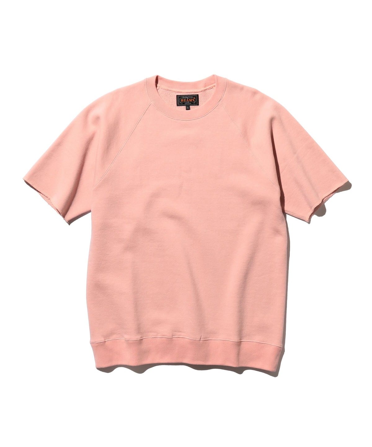 Sweat Short Sleeve Cut-Off トップス MEN PINK M Sweat Short Sleeve Cut-Off トップス MEN PINK M