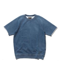 Sweat Short Sleeve Cut-Off Indigo