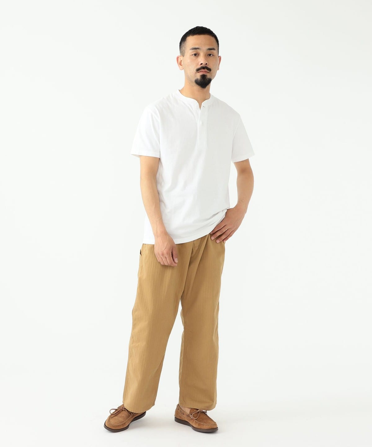 BEAMS PLUS（ビームス プラス）2 Pack Henley Tee（Tシャツ 