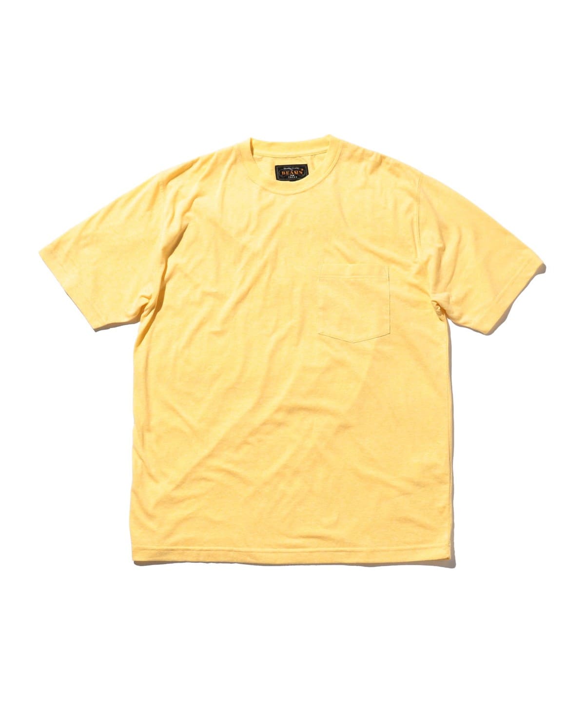 ソリッド ポケット Tシャツ Tシャツ・カットソー MEN YELLOW S ソリッド ポケット Tシャツ Tシャツ・カットソー MEN YELLOW S