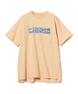 ▲ENGINEERED GARMENTS / Printed Cross Crew Neck T-shirt
