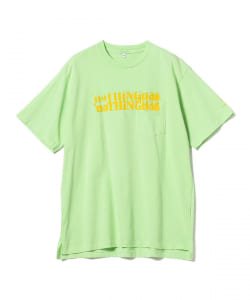 ▲ENGINEERED GARMENTS / Printed Cross Crew Neck T-shirt