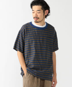 ▲ts(s) / Multi Border Lyocell Nylon Cloth Pocket T-shirt