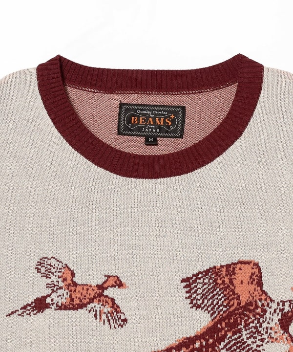 BEAMS PLUS（ビームス プラス）BEAMS PLUS / Knit Tee Jacquard（T ...