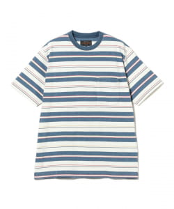Pocket Tee Stripe Indigo