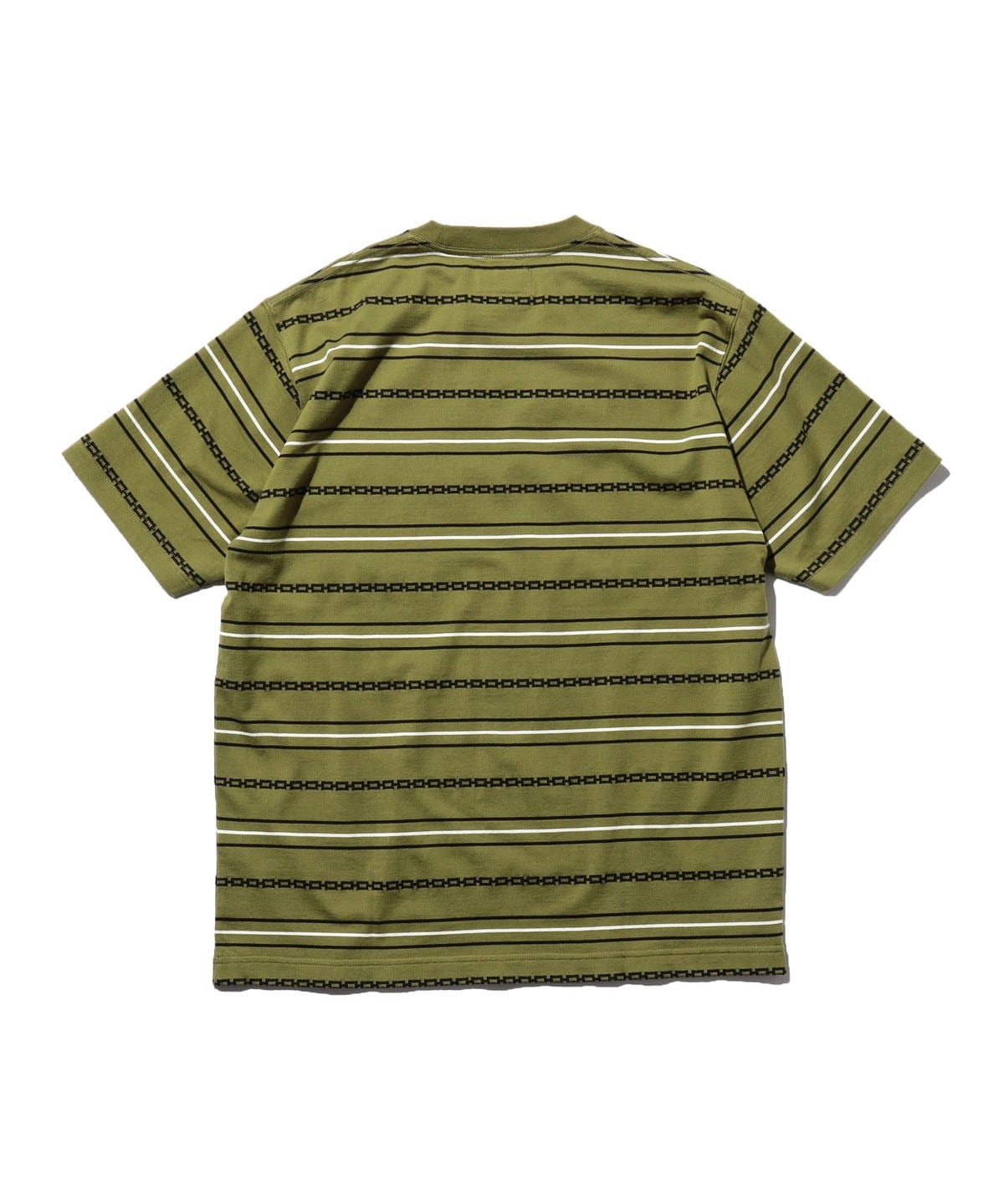 BEAMS PLUS（ビームス プラス）Pocket Tee Jacquard Stripe（T
