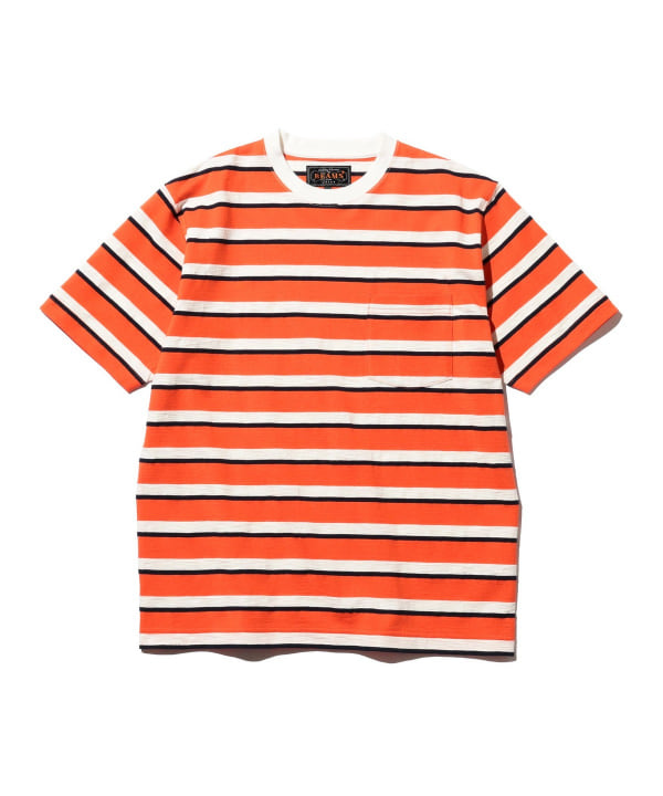 BEAMS PLUS(ビームス プラス)Pocket Tee Stripe(Tシャツ BEAMS PLUS(ビームス プラス)Pocket Tee Stripe(Tシャツ
