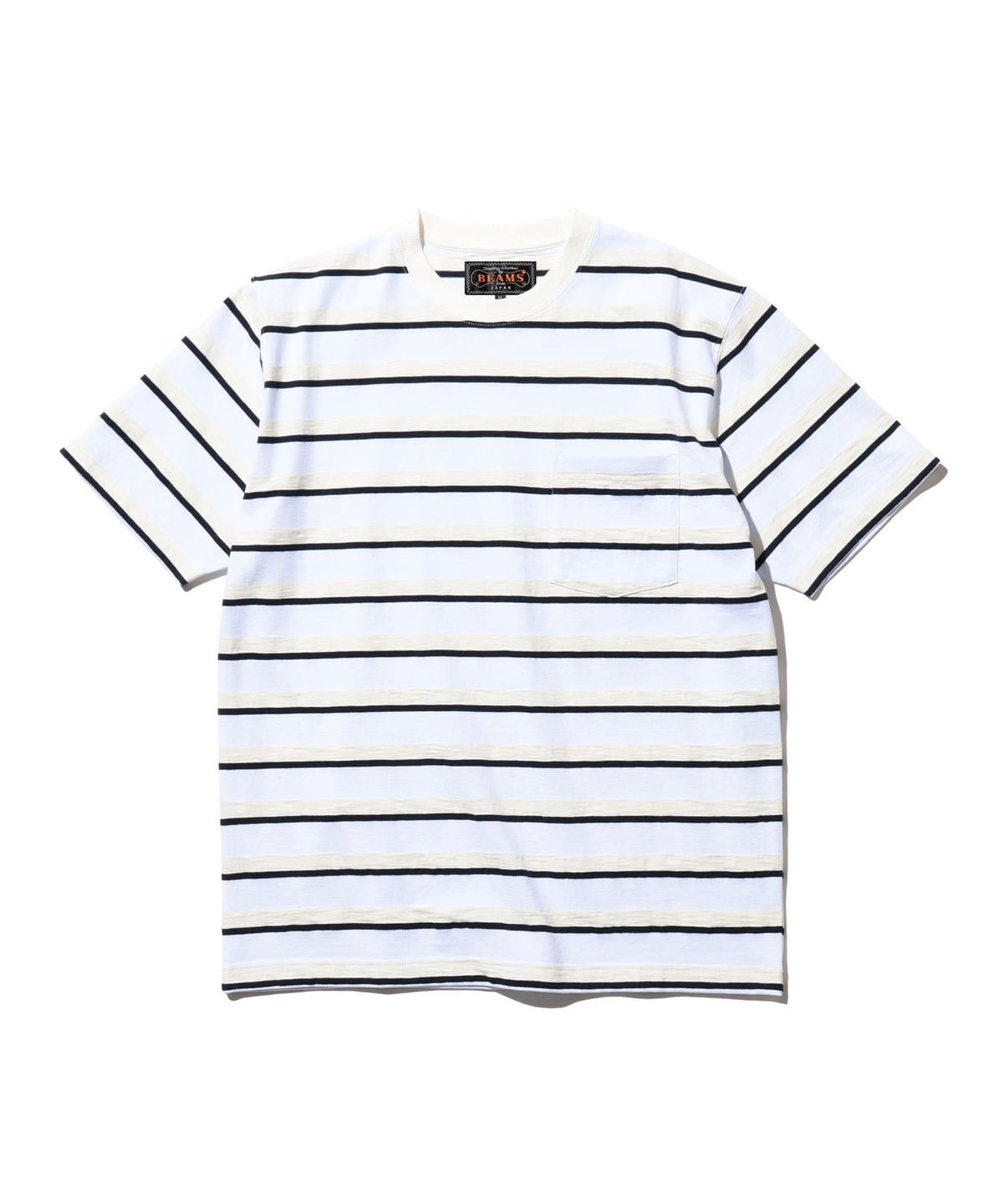 Pocket Tee Stripe Tシャツ・カットソー MEN WHITE XL Pocket Tee Stripe Tシャツ・カットソー MEN WHITE XL