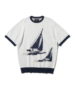 Knit Tee Box Jacquard